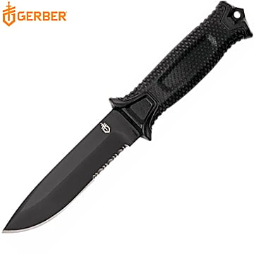 Gerber Faca Strongarm Lâmina Serrada Preto