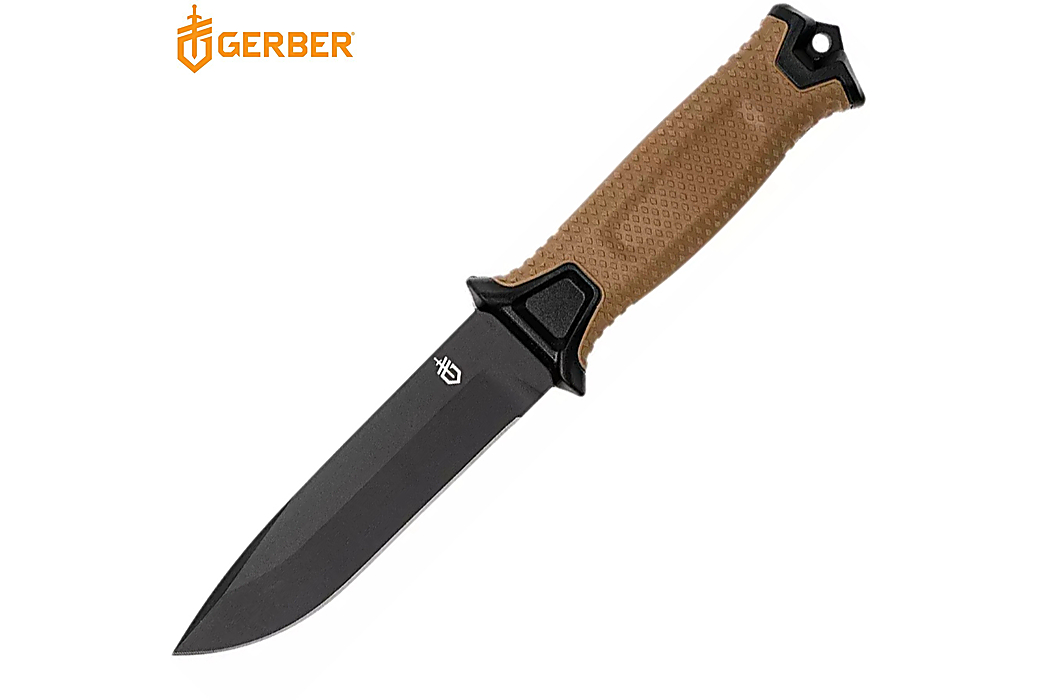 Gerber Couteau Strongarm Lame Lisse Coyote