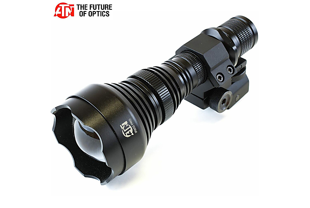 Lanterna Tactica ATN IR850 Pro Long-Range Iluminador de Infravermelhos