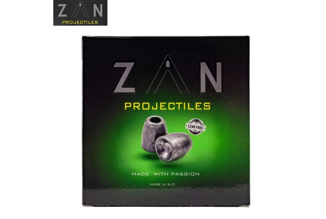 Balines sin Plomo Zan Projectiles HP Lead Free 22.00gr 100pcs 6.35mm (.250)