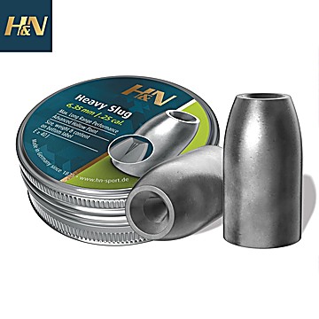 Air Gun Pellets H&N Slug HP Heavy 6.35mm (.249) 40gr 120pcs