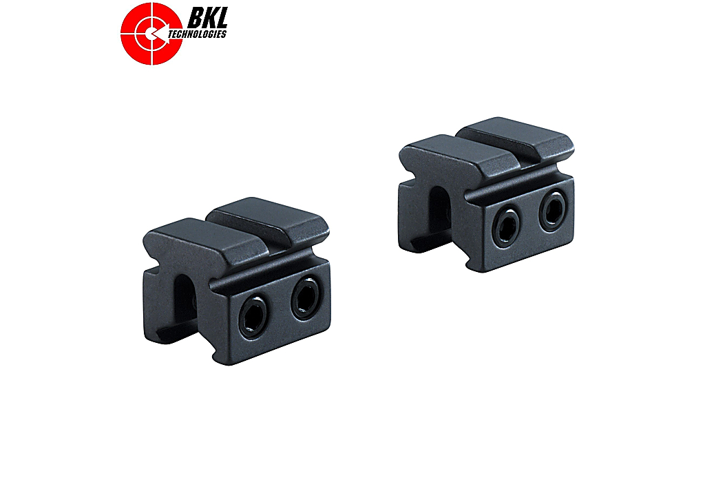 Bkl 566 Adaptador 2Pcs 1" Dovetail para Weaver/Picatinny