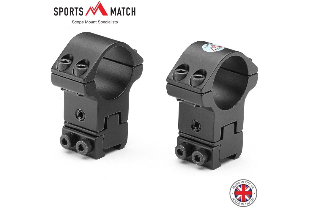 Sportsmatch ATP65 Montagem 2Pc 1" 9-11mm Totalmente ajustável