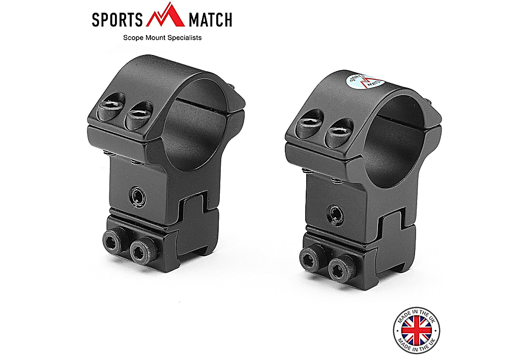 Sportsmatch ATP65 Montura 2Pc 1" 9-11mm Totalmente Ajustable