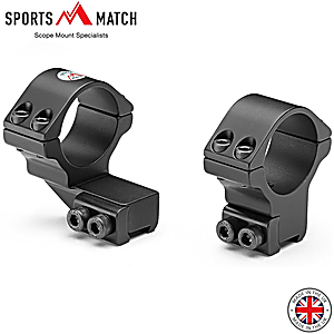 Sportsmatch HETO38C Montagem 2Pc 30mm Reach Forward 9-11mm Alta