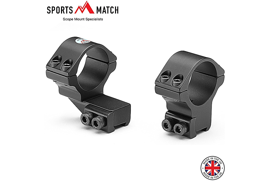 Sportsmatch HETO38C Montagem 2Pc 30mm Reach Forward 9-11mm Alta