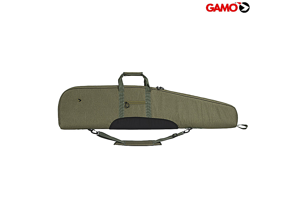 Bolsa para Carabina com Mira Gamo 120x27 foam Preta e Verde