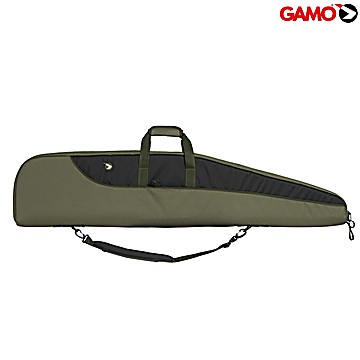 Bolsa para Carabina com Mira Gamo 125x27 foam Preta e Verde