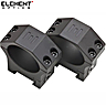 Element Optics XT Montagens 2pc 30mm Low Weaver/Picatinny 2