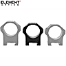 Element Optics XT Montagens 2pc 30mm Média Weaver/Picatinny 3