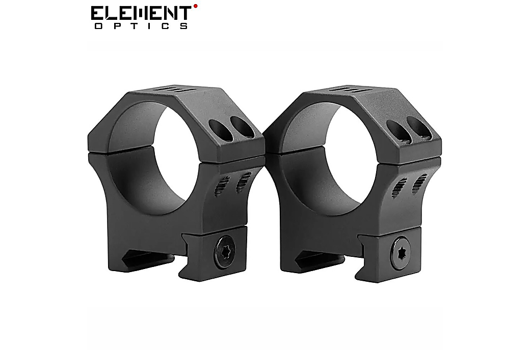 Element Optics XT Mounts 2pc 30mm High Weaver/Picatinny