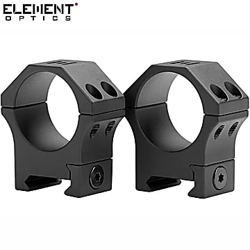 Element Optics XT Mounts 2pc 30mm High Weaver/Picatinny