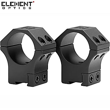 Element Optics XT Mounts 2pc 30mm High Weaver/Picatinny