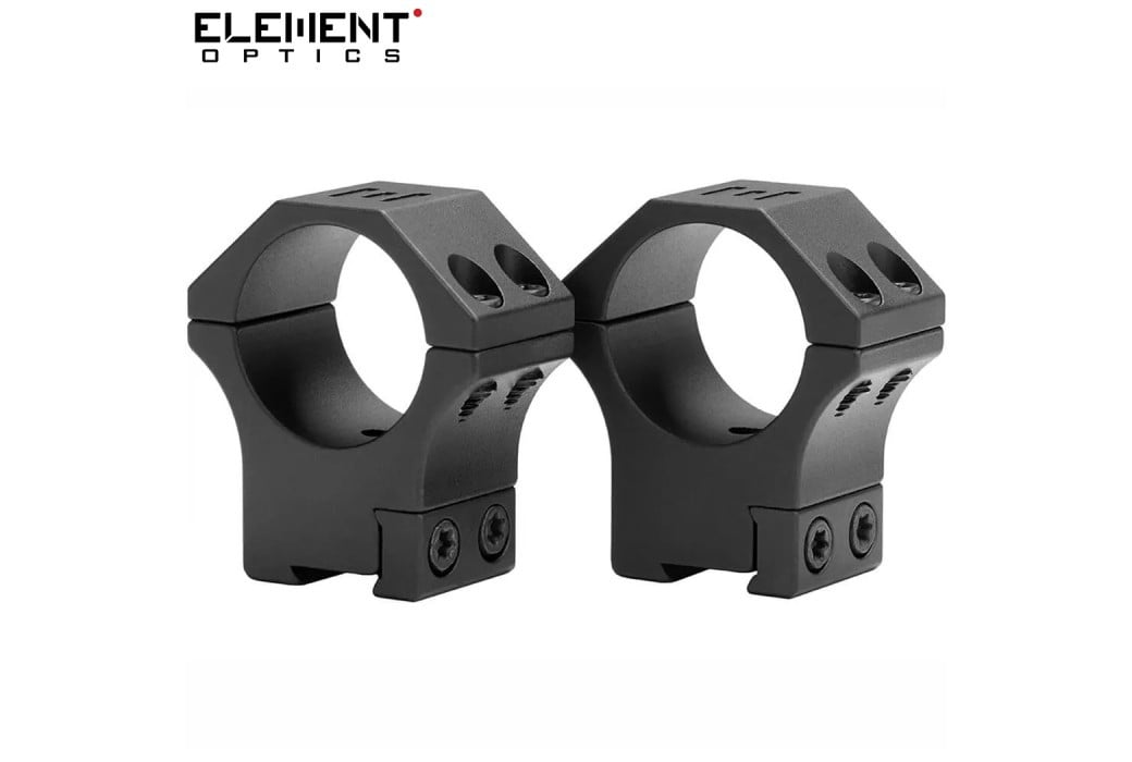 Element Optics XT Montages 2pc 1" Moyen 9-11mm Dovetail