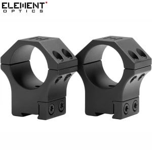 Element Optics XT Montages 2pc 1" Moyen 9-11mm Dovetail