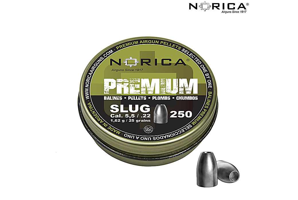 Air Gun Pellets Norica Premium Slug 5.50mm (.22) 250PCS