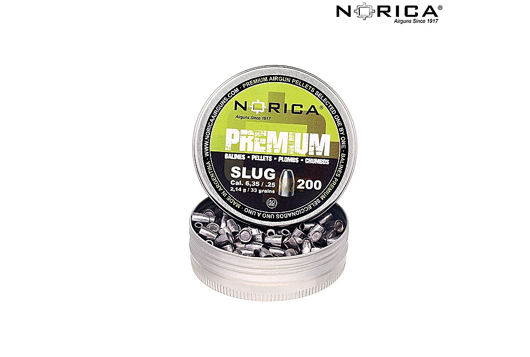 Balines Norica Premium Slug 6.35mm (.25) 33gr 200pcs