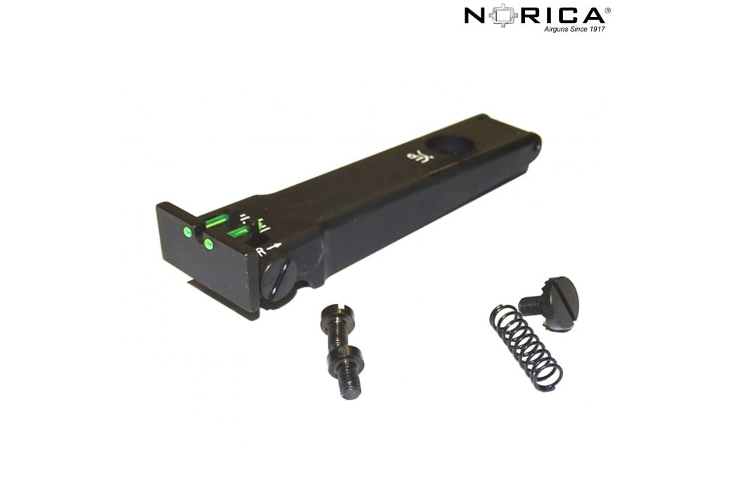 Norica Rear Sight Fiber Optic and Metal (Marvic Gold)