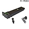 Norica Rear Sight Fiber Optic and Metal