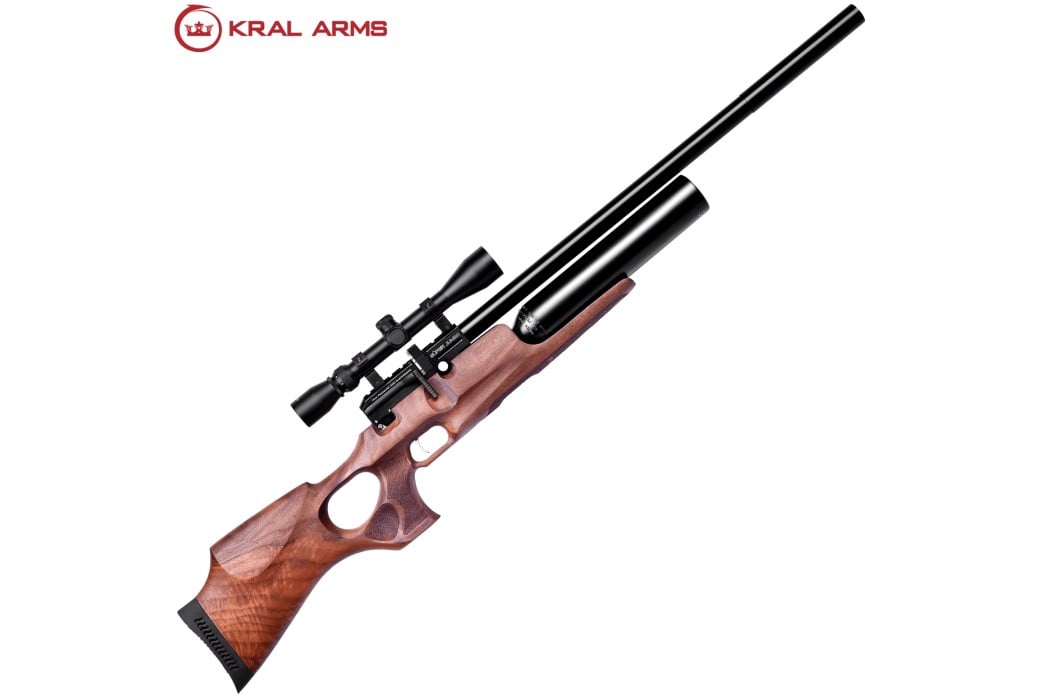 PCP Air Rifle Kral Arms Puncher Super Jumbo Walnut
