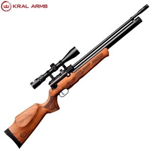 PCP Air Rifle Kral Arms Puncher Mega Walnut