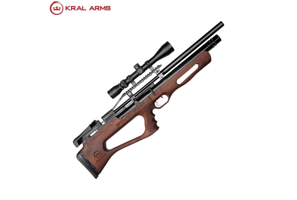 PCP Air Rifle Kral Arms Puncher Empire Walnut