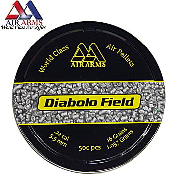 Air Gun Pellets Air Arms Diabolo Field 500pcs 5.52mm (.22)