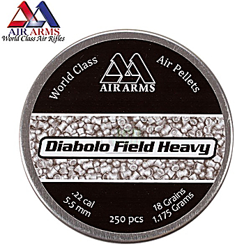 Chumbo Air Arms Diabolo Field Heavy 250pcs 5.52mm (.22)