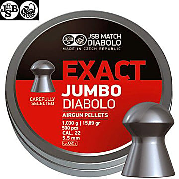 JSB EXACT ORIGINAL 500pcs 5.52mm (.22)