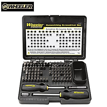 Kit de ferramentas de armeiro Wheeler 89 Pcs Professional Gunsmithing Screwdriver Set