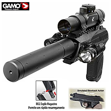 Air Pistol GAMO PT-85 Blowback Tactical