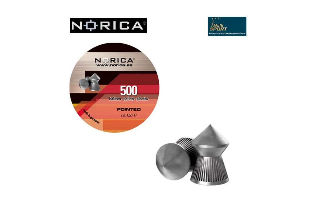 NORICA POINTED 4.50mm (.177) 500PCS