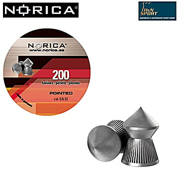 Balines Norica Pointed 5.50mm (.22) 200PCS