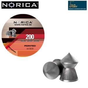 Munitions Norica Pointed 5.50mm (.22) 200PCS
