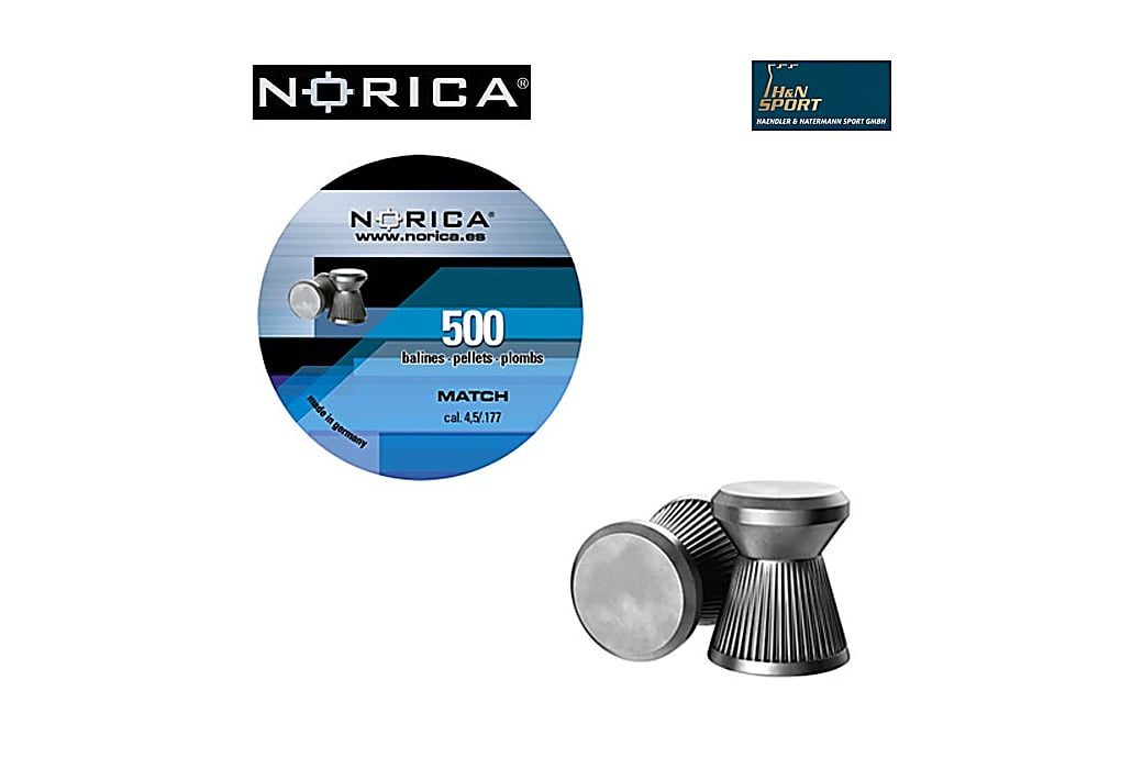 NORICA MATCH 4.50mm (.177) 500PCS