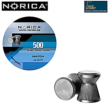 Air gun pellets Norica Match 4.50mm (.177) 500PCS