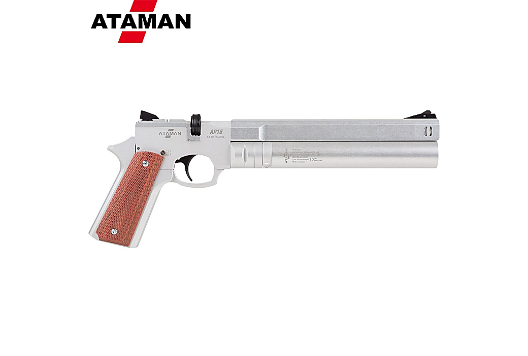 Pistola PCP Ataman AP16 Standard Silver