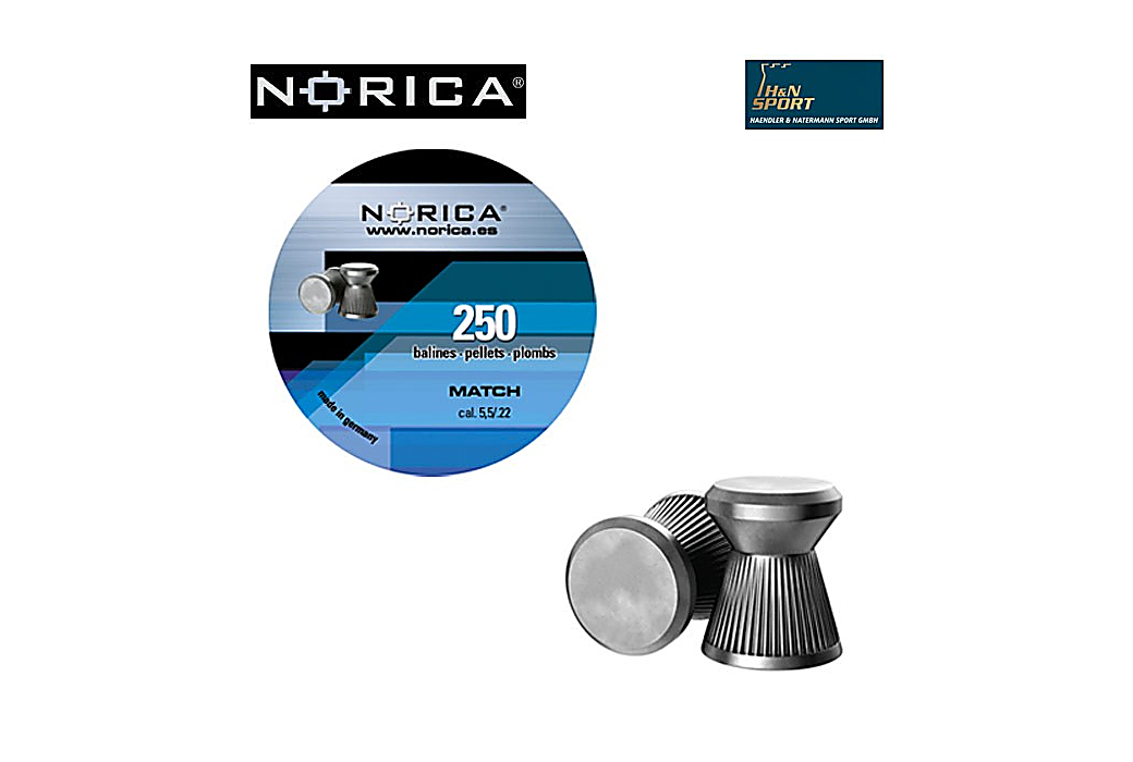 NORICA MATCH 5.50mm (.22) 250PCS