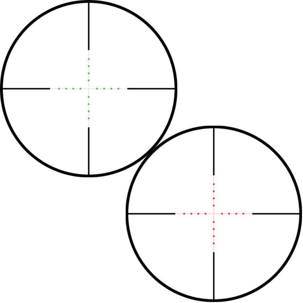 Mil Dot IR (Red/Green)