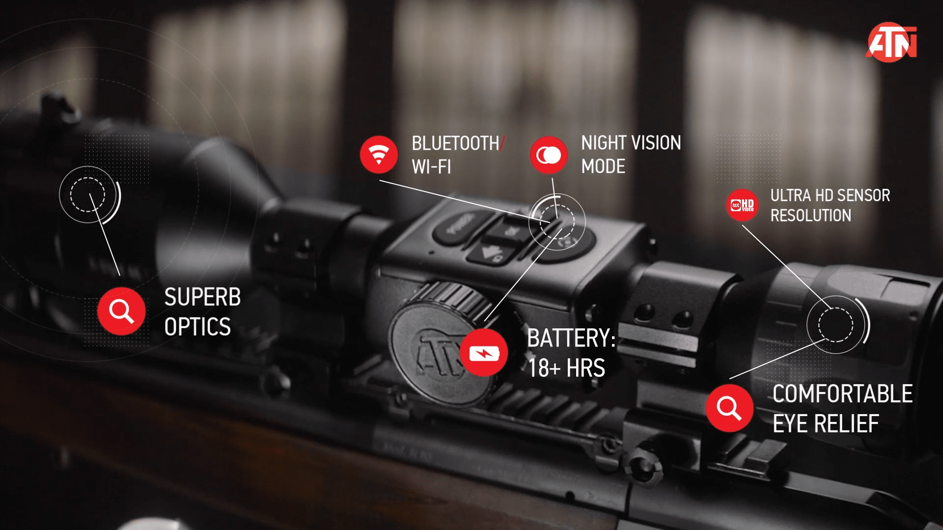 Buy online Night Vision Scope ATN X-Sight 4K 5-20X PRO Edition